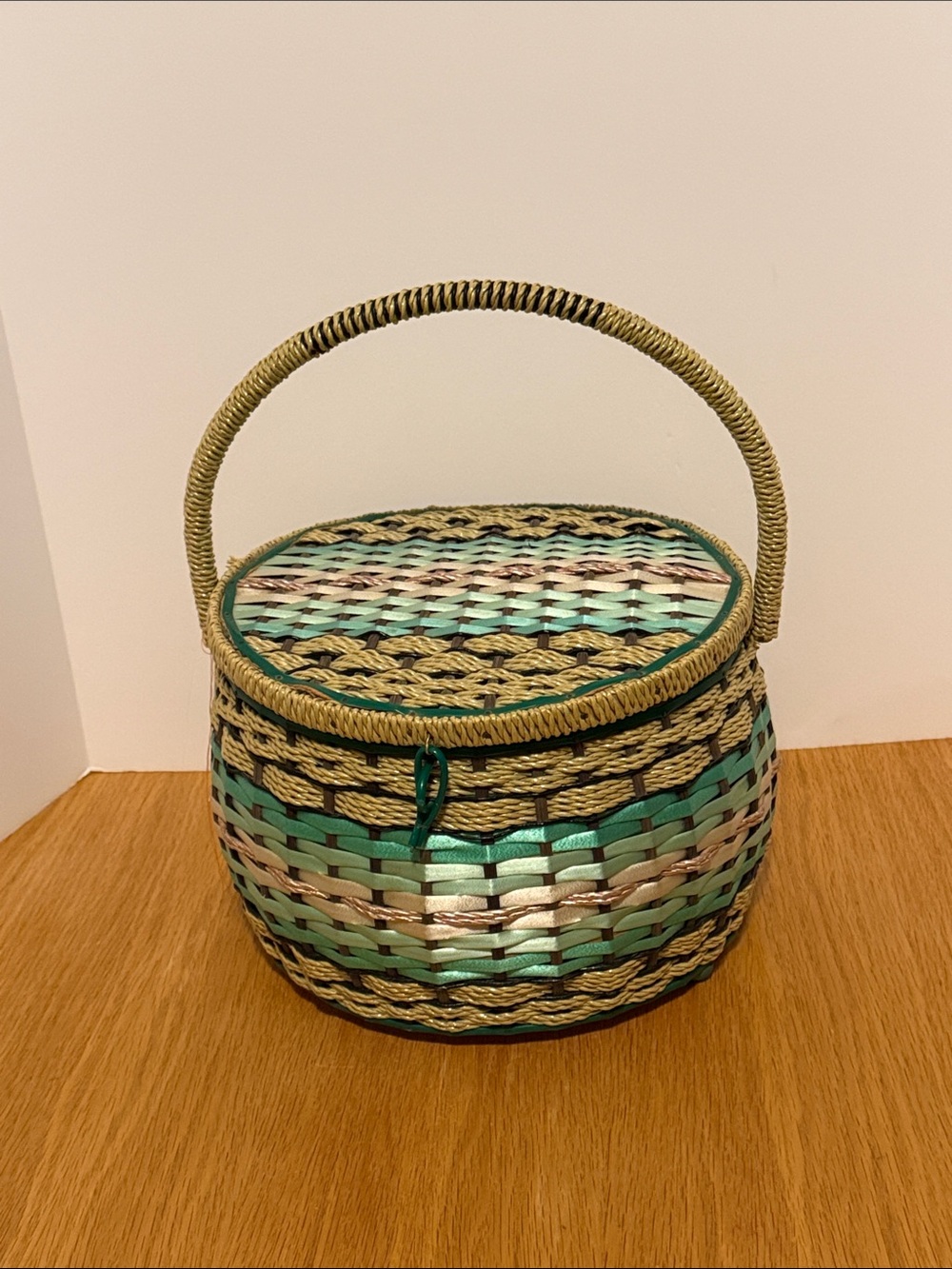 Vintage Sewing Basket - Made in Japan